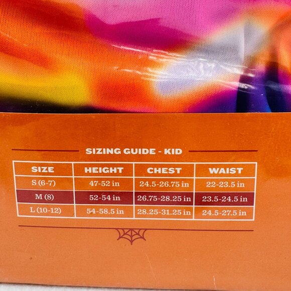 Hyde & Eek! Color Melt Skeleton Jumpsuit & Beanie Halloween Costume Kids 3+ Sz M - Picture 3 of 5